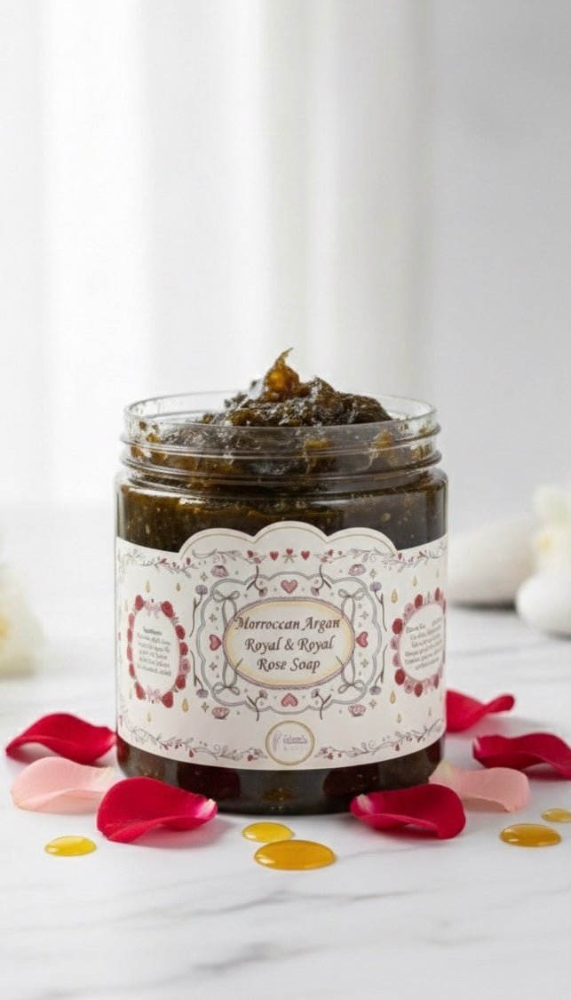Moroccan Argan & Royal Rose Soap - Khsla
